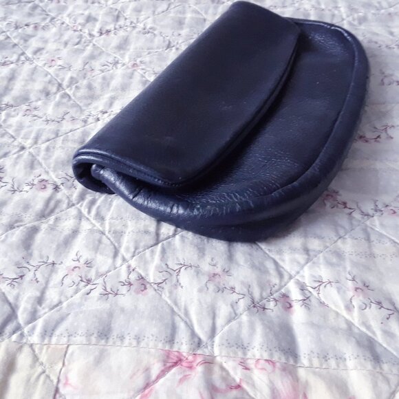 Vintage Leather Pouch Pochette Artisan Handmade - Picture 6 of 11